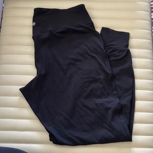Lulu Lemon Align high rise joggers Sz 10 Black